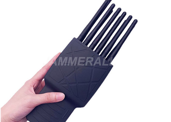 গুণ  All - In - One Handheld Cell Phone Jammer For LOJACK GPSL1L2L5 WiFi Signals কারখানা